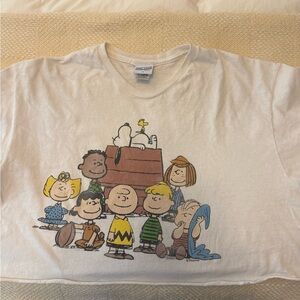 Vintage Junk Food Clothing Peanuts White T-Shirt